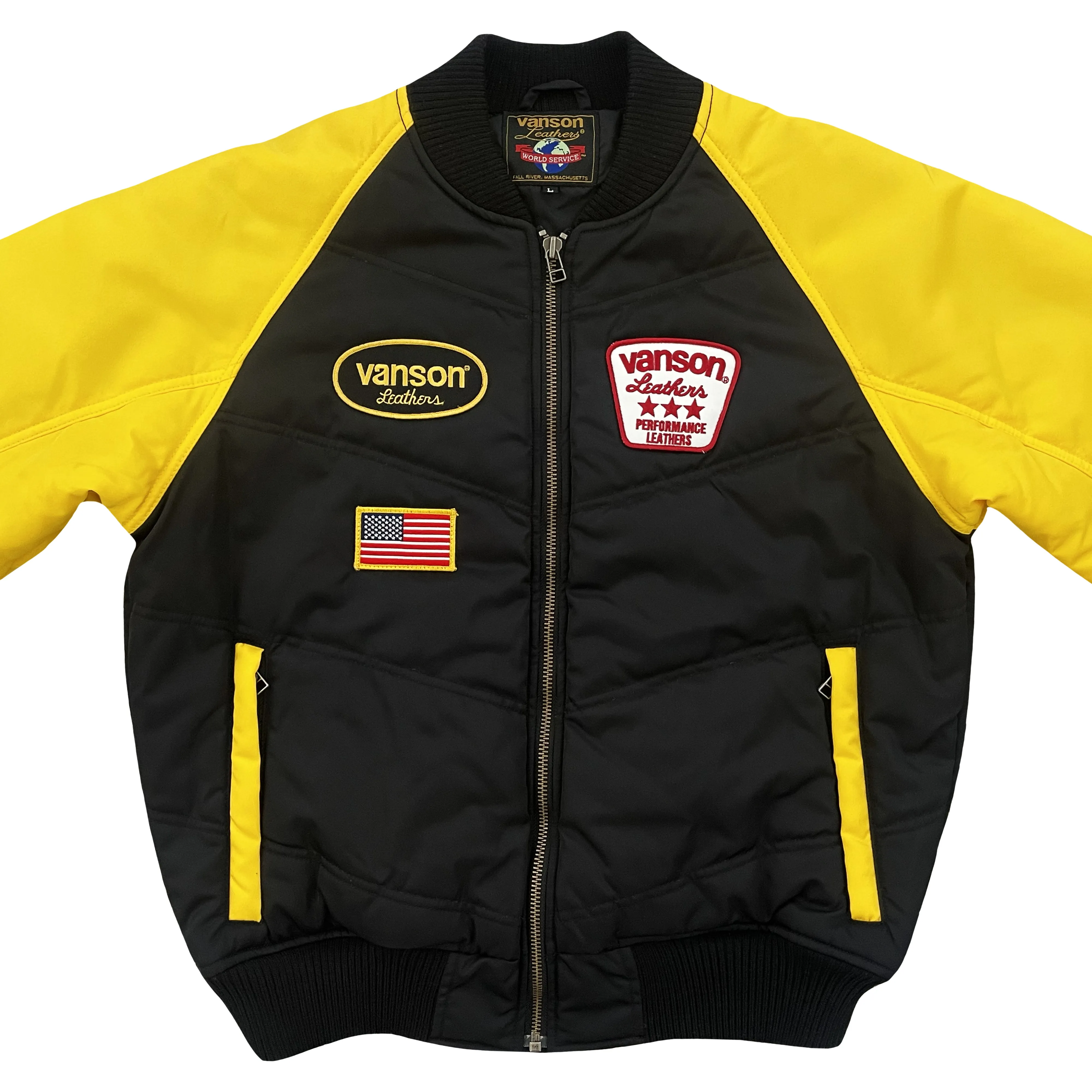 Vanson Leathers Bomber Jacket - L