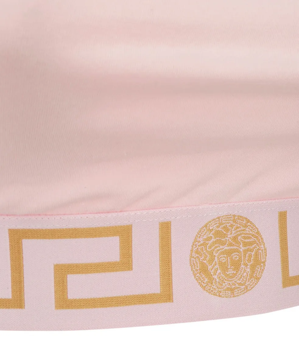 Versace Medusa Logo Band Sports Bra