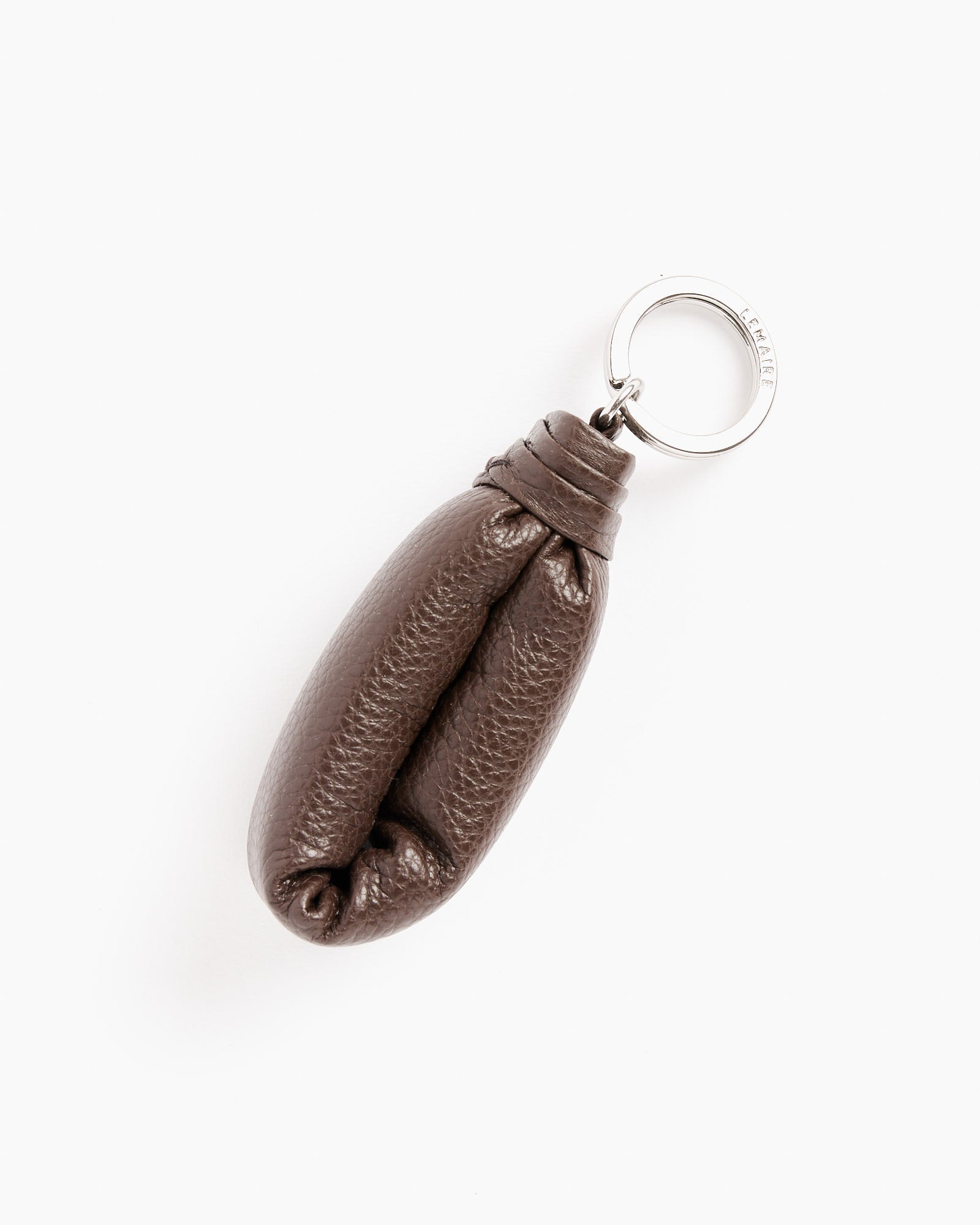 Wadded Key Holder in Pecan Brown