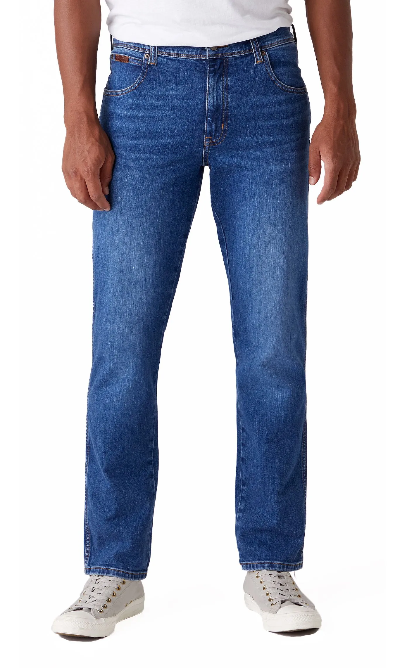 Wrangler Texas Slim Stretch Denim Jeans Game On